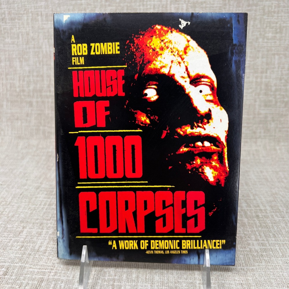 House of 1000 Corpses DVD Rob Zombie Horror Movie Widescreen Digipak Slipcover